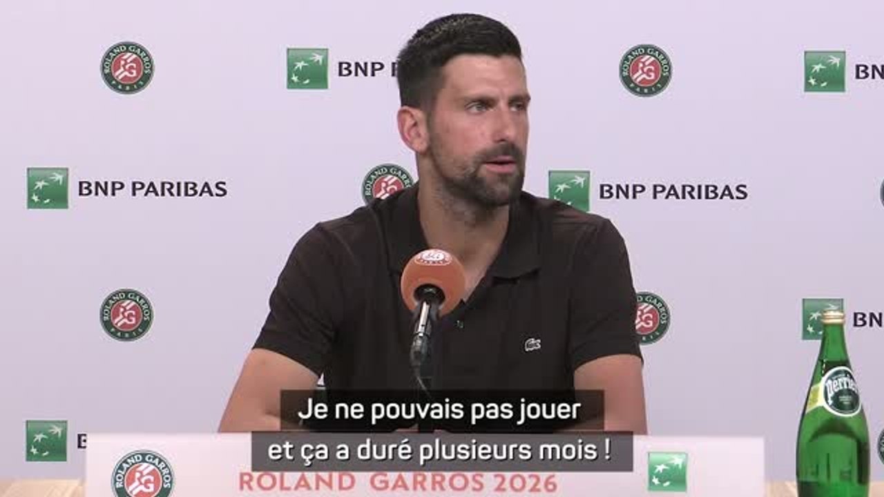 Roland-Garros - Djokovic : "L'absence d'Alcaraz ne change pas mon approche"