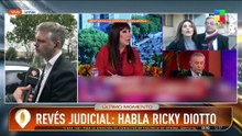 La reacción al aire de Ricky Diotto ante la grave denuncia de María Fernanda Callejón