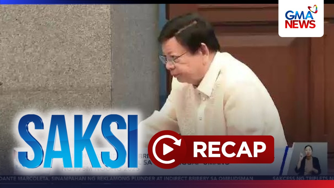 Saksi: (Part 2) Plunder at indirect bribery, isinampa vs. Sen. Marcoleta; MMDA GM Torre, handang tumulong sa pagtugis kay Sen. Dela Rosa