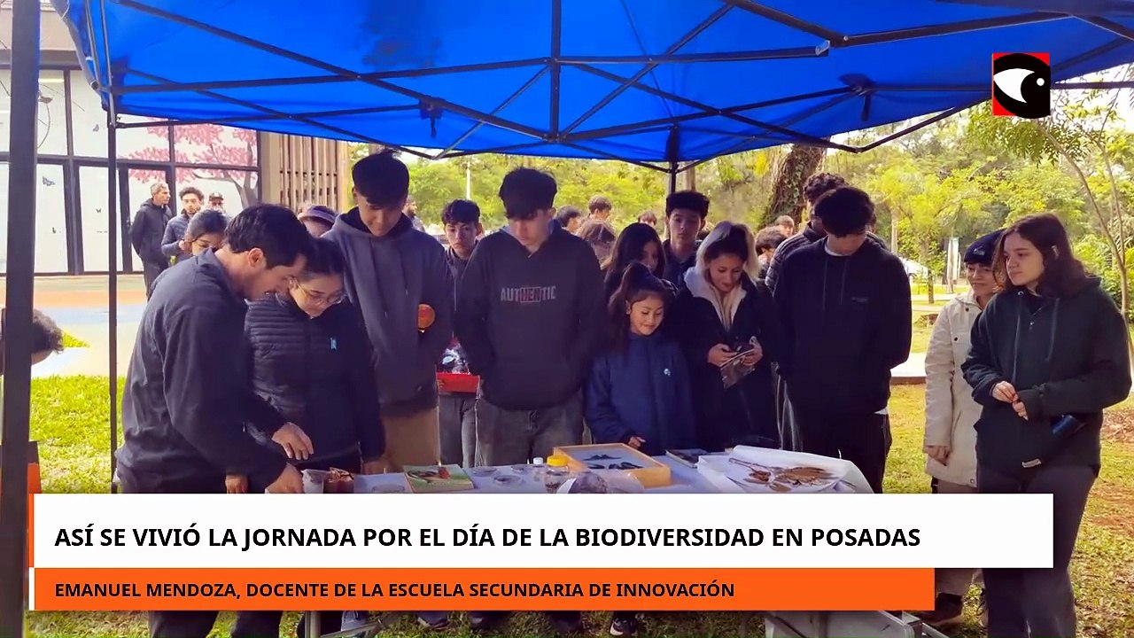 Así se vivió la jornada por el Día de la Biodiversidad en Posadas