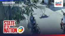 Rider, bumangga sa kasalubong na nakawalang baka | SONA