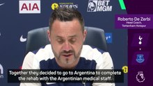 'I'm not stupid' - De Zerbi dismisses concerns about captain Romero's absence on Sunday