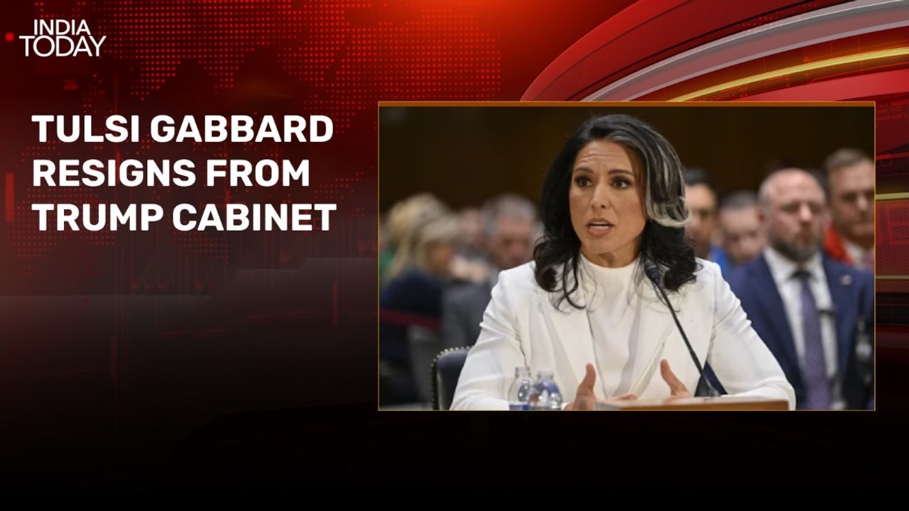 Tulsi Gabbard resigns as US intelligence chief