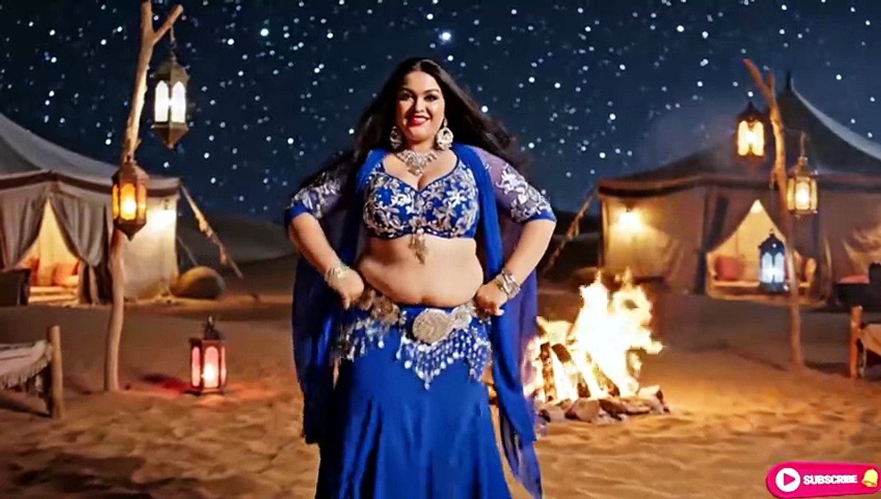 Arabian belly dance performance