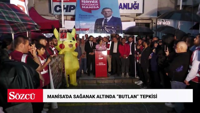 CHP Kurultayı'na iptal kararı.. Manisa'da sağanak altında “butlan” tepkisi
