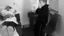 Young Boy Accompanies Mother to Uncover Baby's Gender
