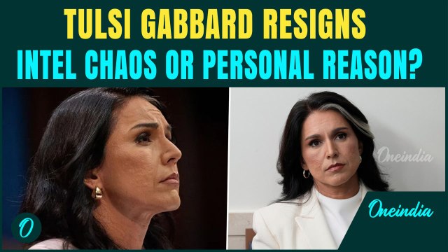 Tulsi Gabbard Resigns BREAKING: Tulsi QUITS Trump Team Amid Iran Intel Chaos? Personal Reason Out