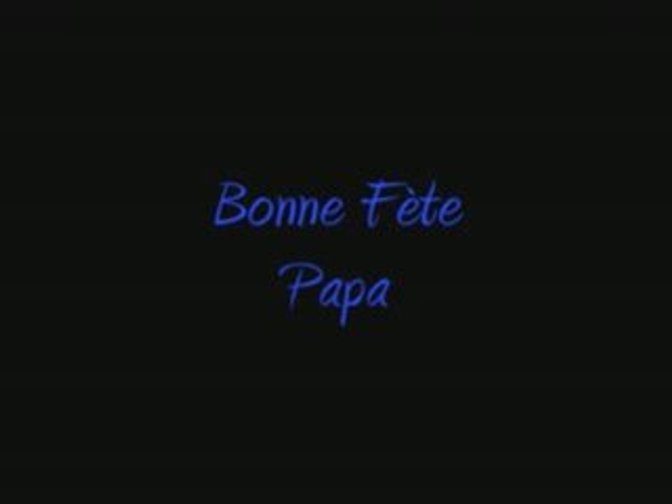 Pour La Fete des pères