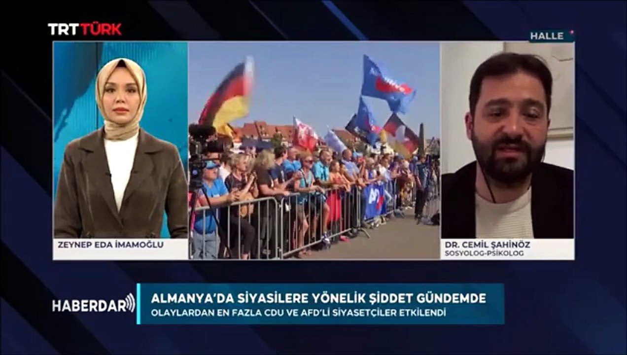 Siyasetçilere yönelik şiddet artıyor (TRT Türk, Haberdar, 20.05.2026)