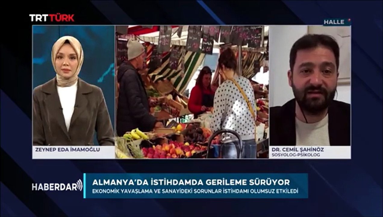Almanya´da istihdamda gerileme (TRT Türk, Haberdar, 20.05.2026)