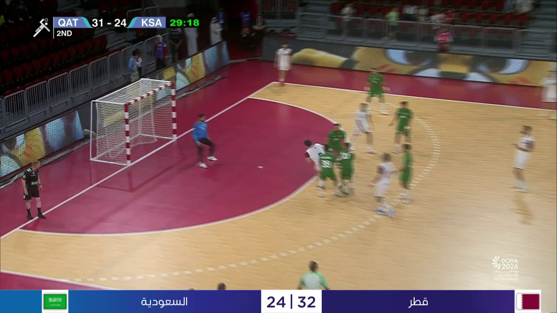المنتخب القطري يحرز فضية كرة اليد في دورة الألعاب الخليجية الدوحة 2026