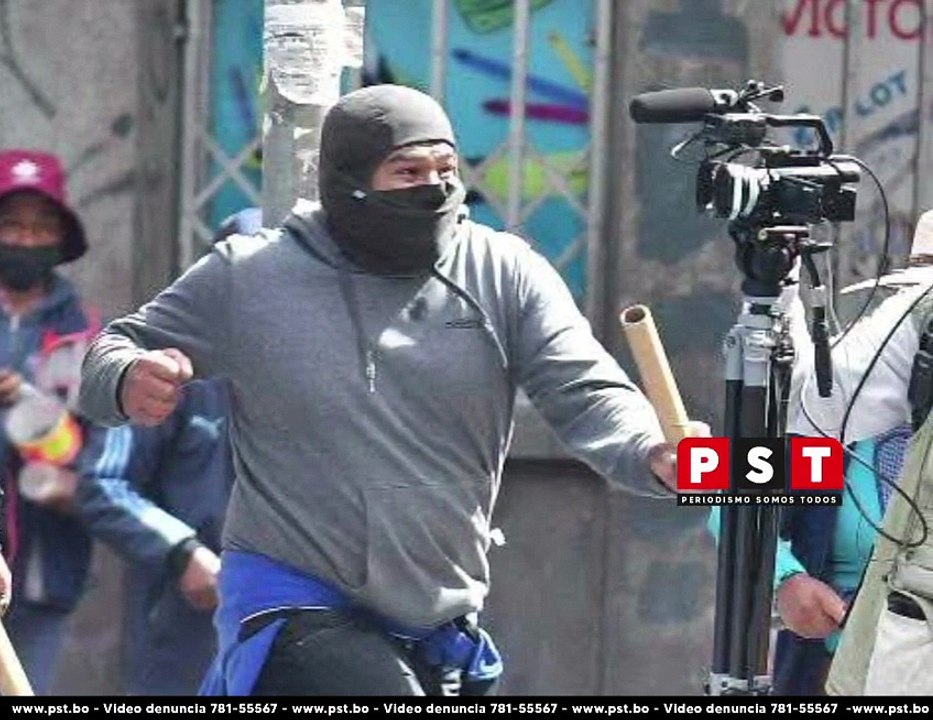 Imágenes de tensión por bloqueos y marchas en La Paz Bolivia