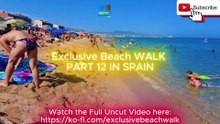 Exclusive Beach Walk in Barcelona Walk PART3 ES