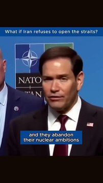 Marco Rubio Warns Of “Plan B” If Iran Closes Strait Of Hormuz