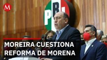 Iniciativas de Sheinbaum y Morena son buenas, pero insuficientes, acusa Moreira