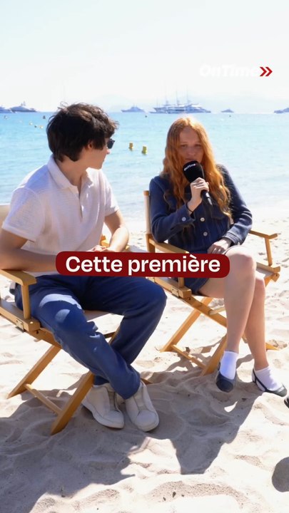 Milo Machado-Graner et Jane Beever présentent à Cannes un film très fort : Adieu monde cruel de Félix de Givry🎙️ Marco🎥 Victor et Oscar 🎥 Jules de @ecole_eicar