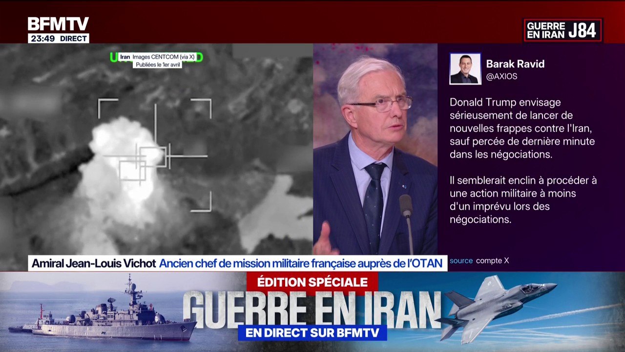 Guerre au Moyen-Orient: “Les Iraniens sont dans une panade économique épouvantable“, affirme l’Amiral Jean-Louis Vichot