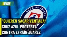 Cruz Azul presenta protesta contra Efraín Juárez por declaraciones
