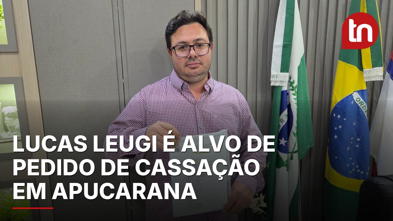 Lucas Leugi é alvo de pedido cassação de Apucarana