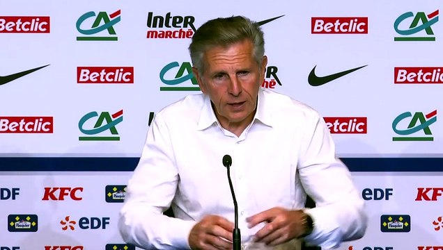 Claude Puel après la défaite en finale de la Coupe de France : « On méritait autant que Lens » - Foot - Coupe de France - Nice