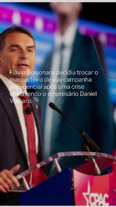 Vídeo - Flávio Bolsonaro muda marqueteiro de campanha presidencial após crise por encontro com Vorcaro