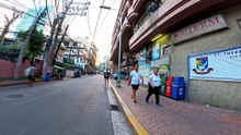 Fine Afternoon on San Juan Street in Pasay City in the Philippines