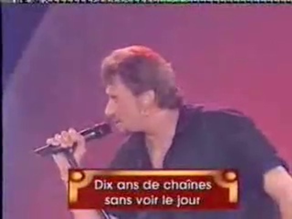 Johnny Hallyday - Gabrielle ( La fureur de Bercy 1998 )