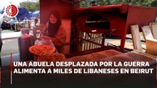 Una abuela desplazada por la guerra alimenta a miles de libaneses en Beirut