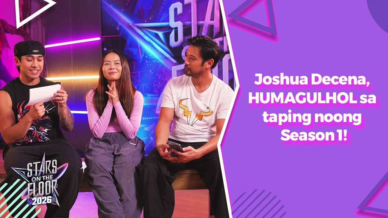 Stars On The Floor 2026 Dance Break: Joshua Decena, HUMAGULHOL sa taping noong Season 1!