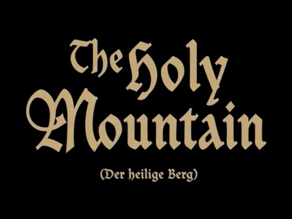 The Holy Mountain Leni Riefenstahl in Arnold Fanck's  1926