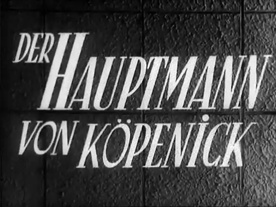 Der Hauptmann von Köpenick Film deutsch
