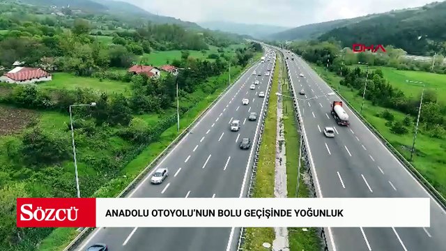 Anadolu Otoyolu'nun Bolu geçişinde yoğunluk