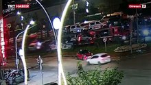 Giresun'da 5 kişinin hayatını kaybettiği kaza kamerada