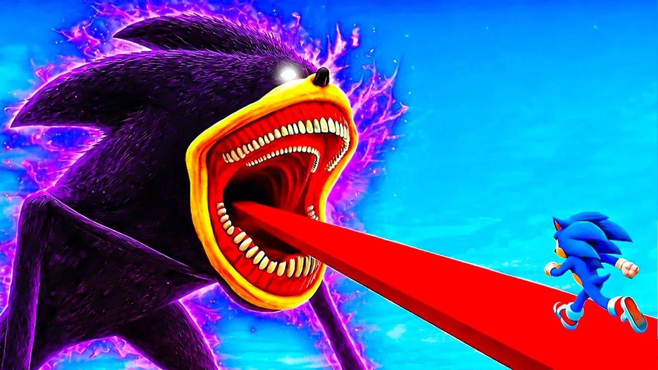 Going Inside Dark Shin Sonic in GTA 5! (Shin Sonic Mod)