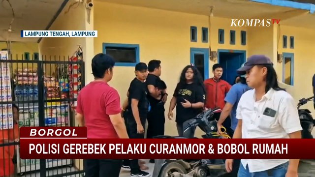 Detik-Detik Tekab 308 Polres Lampung Ringkus Pelaku Pencurian Motor | BORGOL