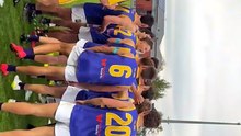 BFNL players celebrate inter-league win over O&M