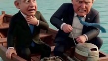 The Funniest Trump & Netanyahu Boat Fight Ever 🌊😂