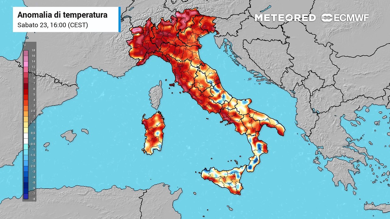 Super anticiclone e temperature oltre la media