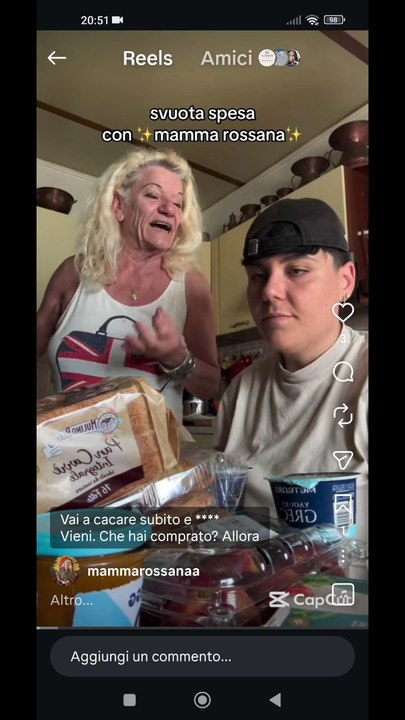 Mamma Rossana story la spesa di oggi
