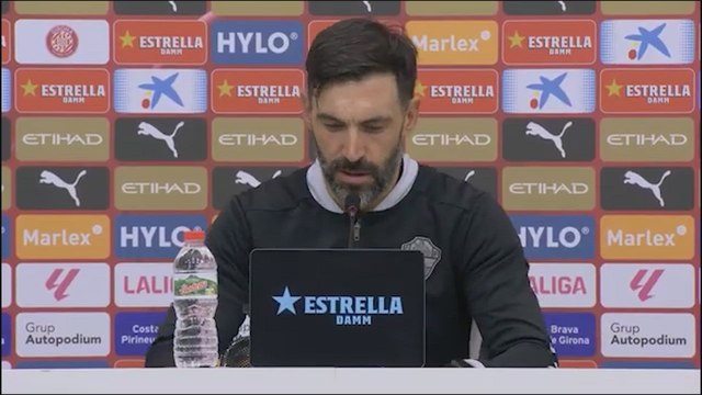 Sarabia rueda de prensa tras el Girona - Elche