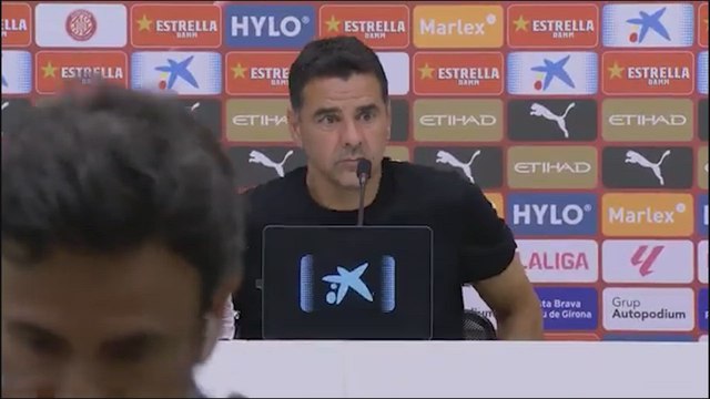 Míchel rueda de prensa tras el Girona - Elche