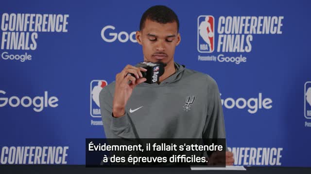 Spurs - Wembanyama : "Maintenant, on va voir de quoi nous sommes faits"