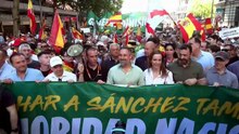 Marcha en Madrid para pedir la dimisión de Sánchez
