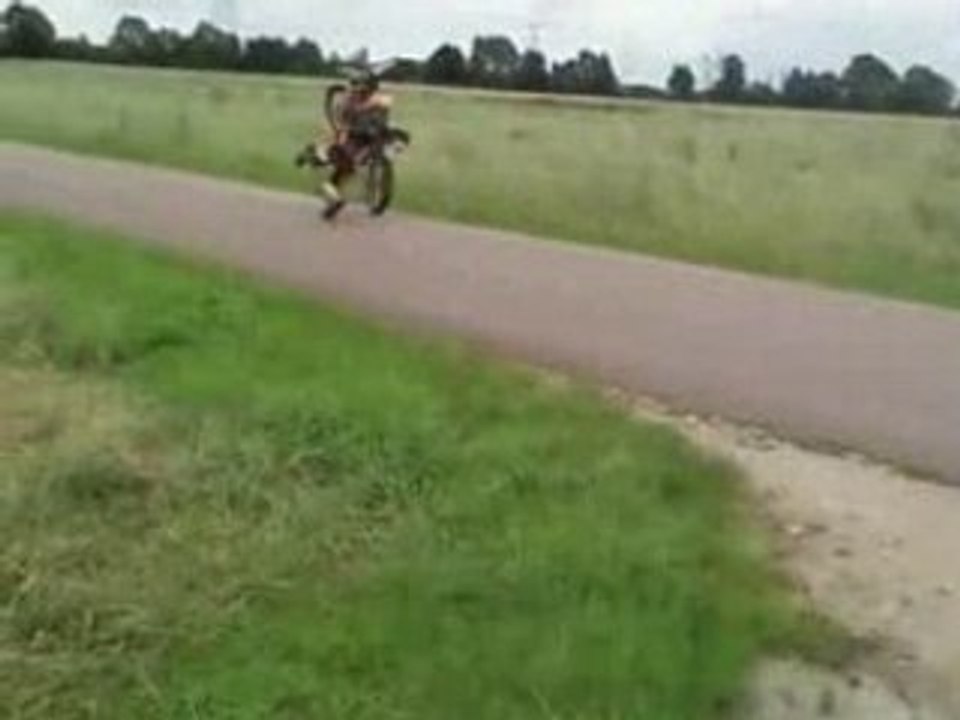 MOTO CROSS 125 KTM crash dumies