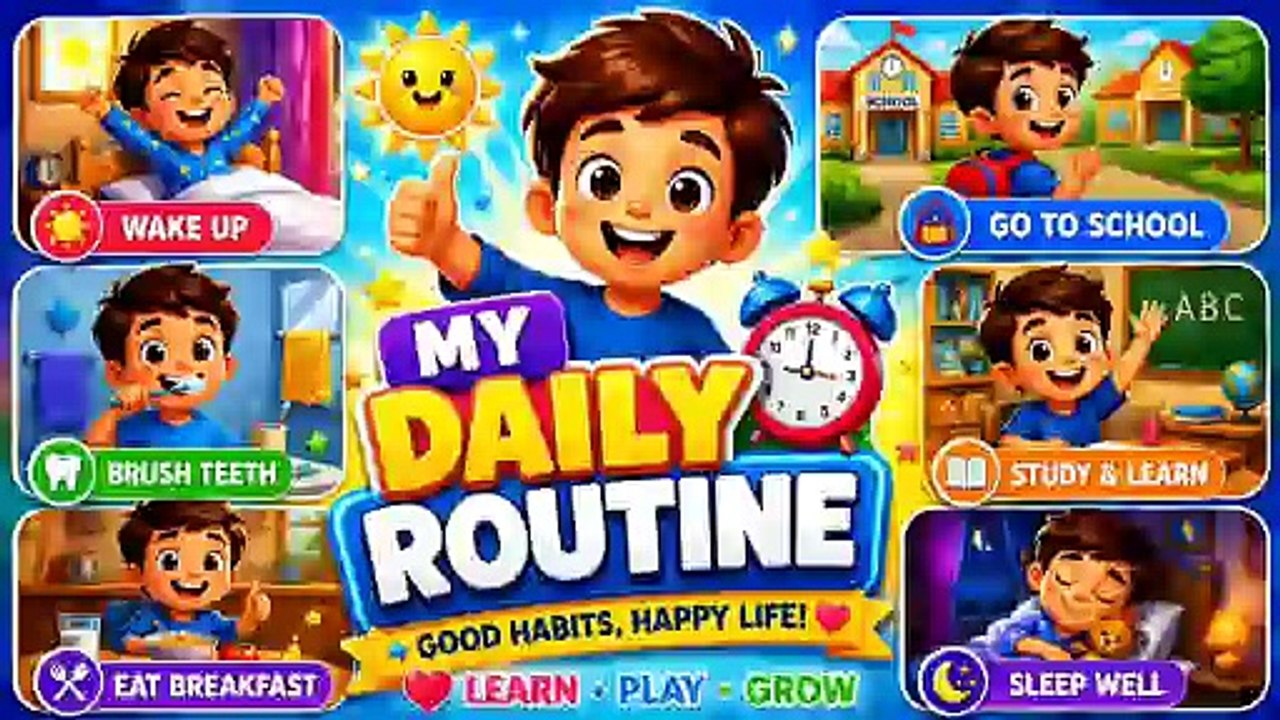 "Wanna learn English the FUN way? Check out this morning routine!"