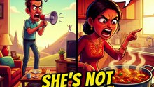 Husband Thinks Wife Is Deaf… But Plot Twist 😂 | Funny Animation | #shorts #funny