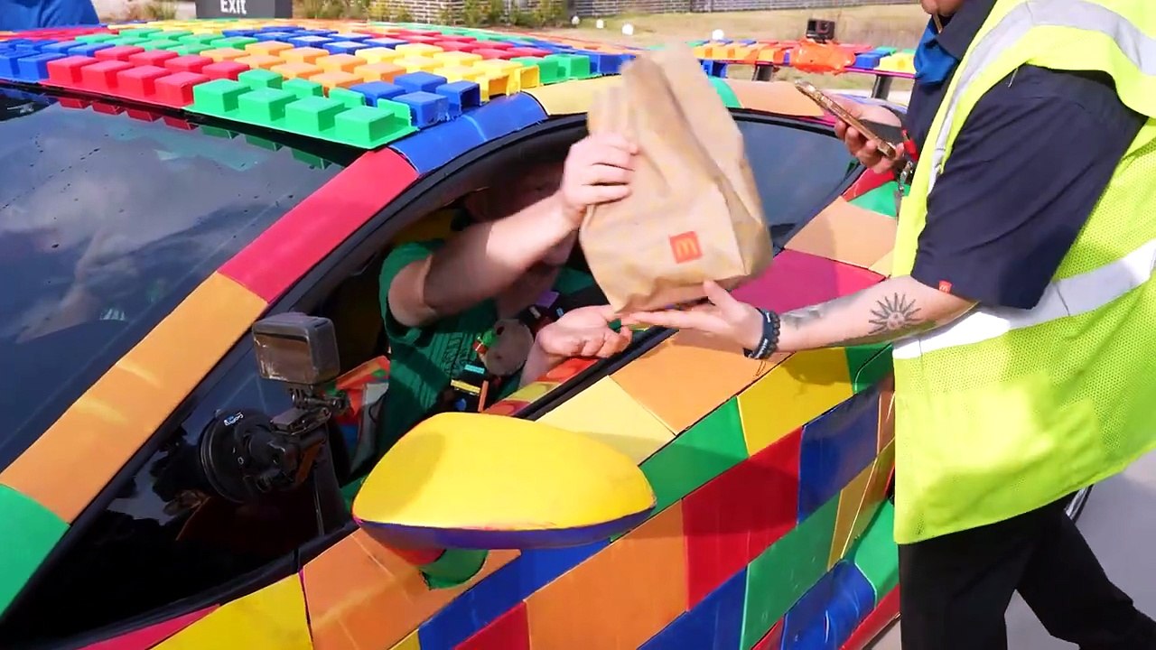 I Built a LIFE SIZE LEGO Lamborghini! 🏎️🧱🔥