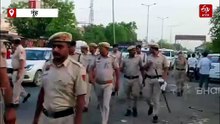 बकरीद पूर्व नूंह में पुलिस ने निकाला फ्लैग मार्च, पर्व को लेकर जिले में सुरक्षा एजेंसियां अलर्ट