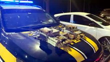 PRF apreende 299 ampolas de anabolizantes escondidos em veículo na BR-153