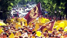 Educadores infantiles de toda España se manifiestan exigen en Madrid unas "condiciones dignas"